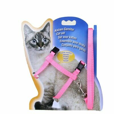 Adjustable Nylon Cat Harness, Leash Adjustable Nylon Cat Harness, Leash