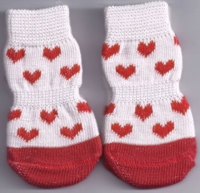Non-Slip Love Dog Socks ( Large )