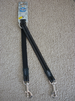 Rogz Utility Dog Lead Splitter snake Black 23cm Rogz Utility Dog Lead Splitter snake Black 23cm