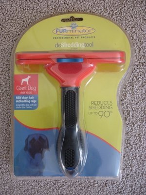 Furminator deshedding tool- Giant short hair dogs. Furminator deshedding tool- Giant short hair dogs.