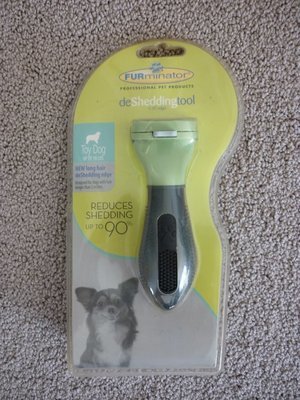 Furminator deshedding tool- Toy long hair dogs. Furminator deshedding tool- Toy long hair dogs.
