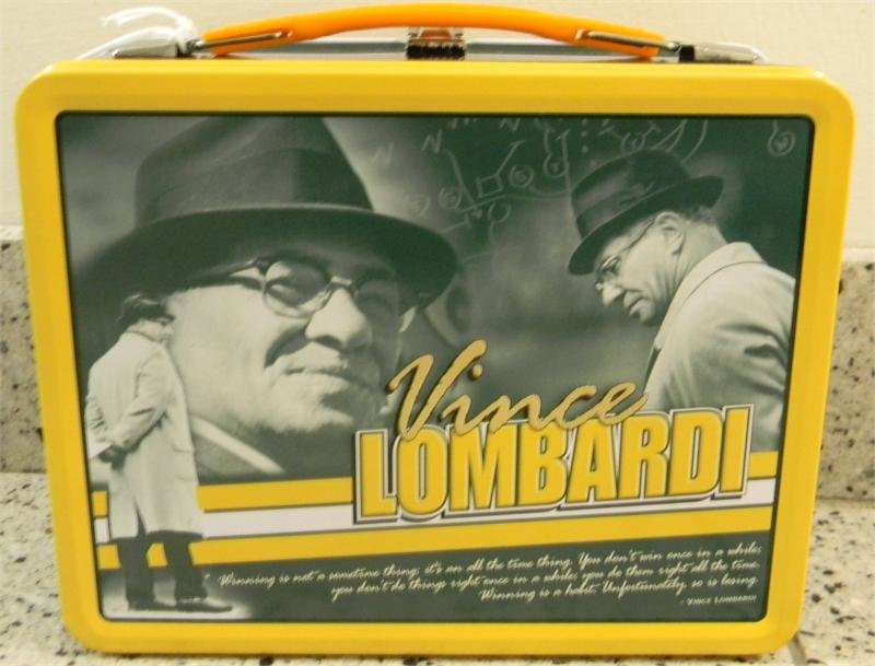 Vince Lombardi Metal Lunch Box 00023