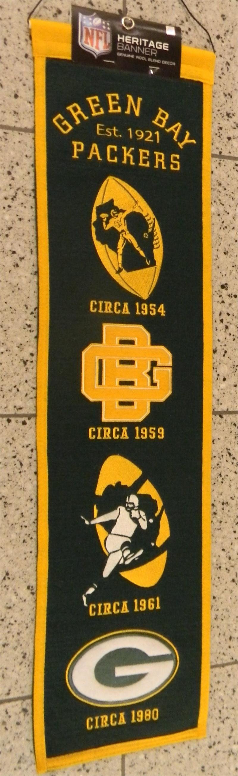 Green Bay Packers Heritage Banner 00027