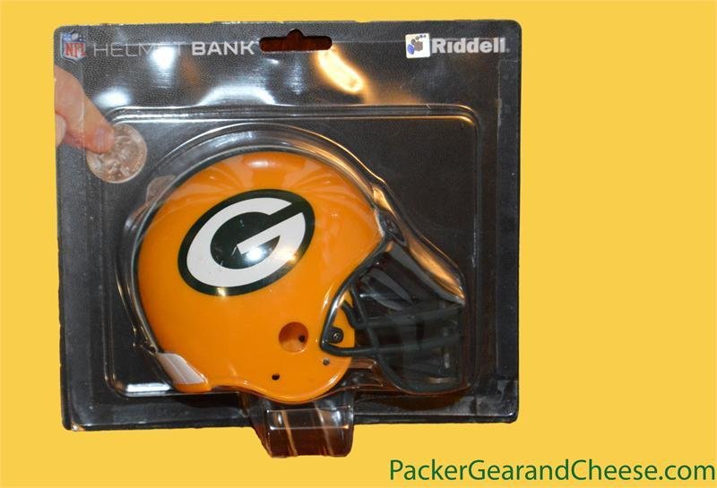 Green Bay Packers Ridell Helmet Coin Bank 00028