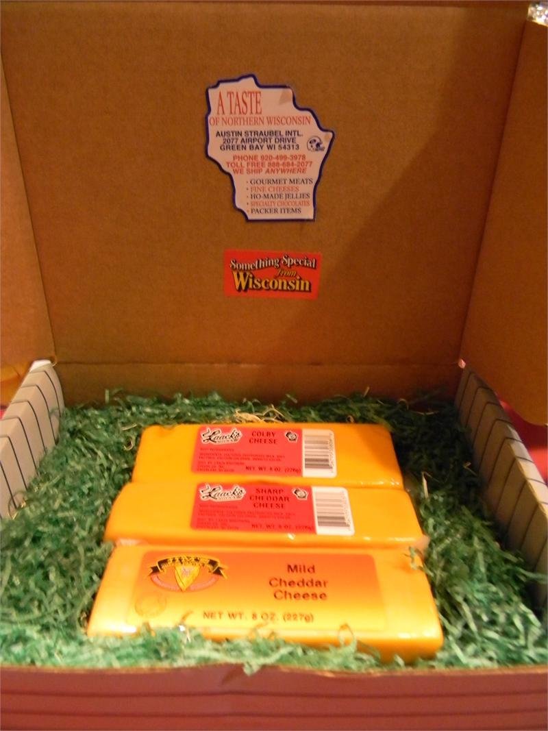Wisconsin Cheese 3 Brick Gift Box 00035