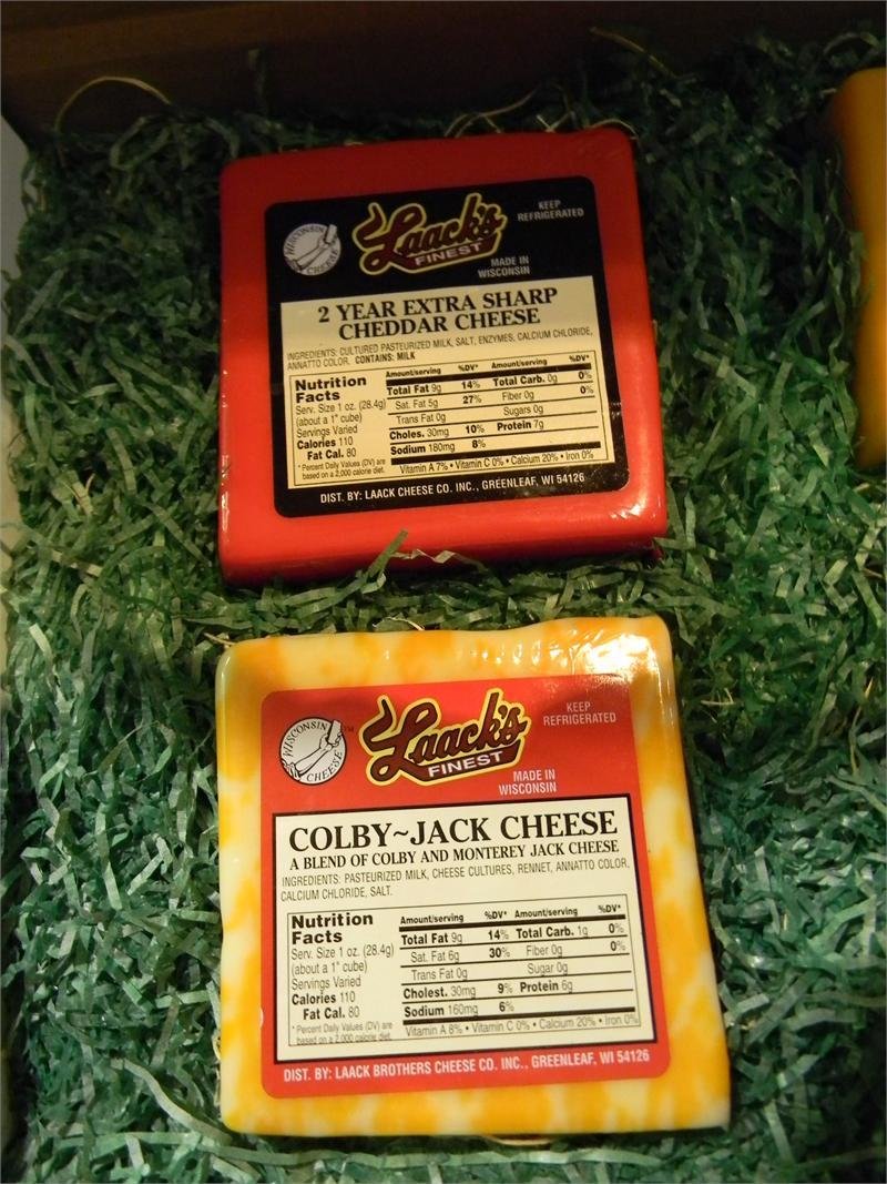 Wisconsin Cheese 4 Block Gift Box