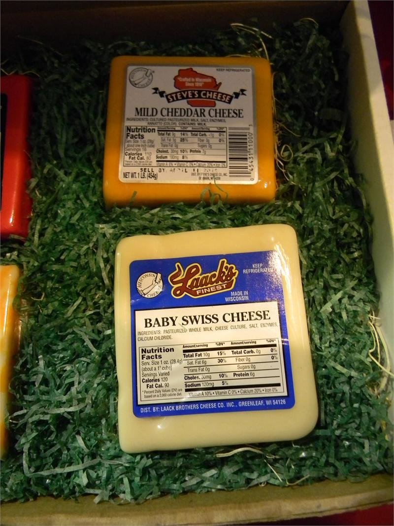 Wisconsin Cheese 4 Block Gift Box