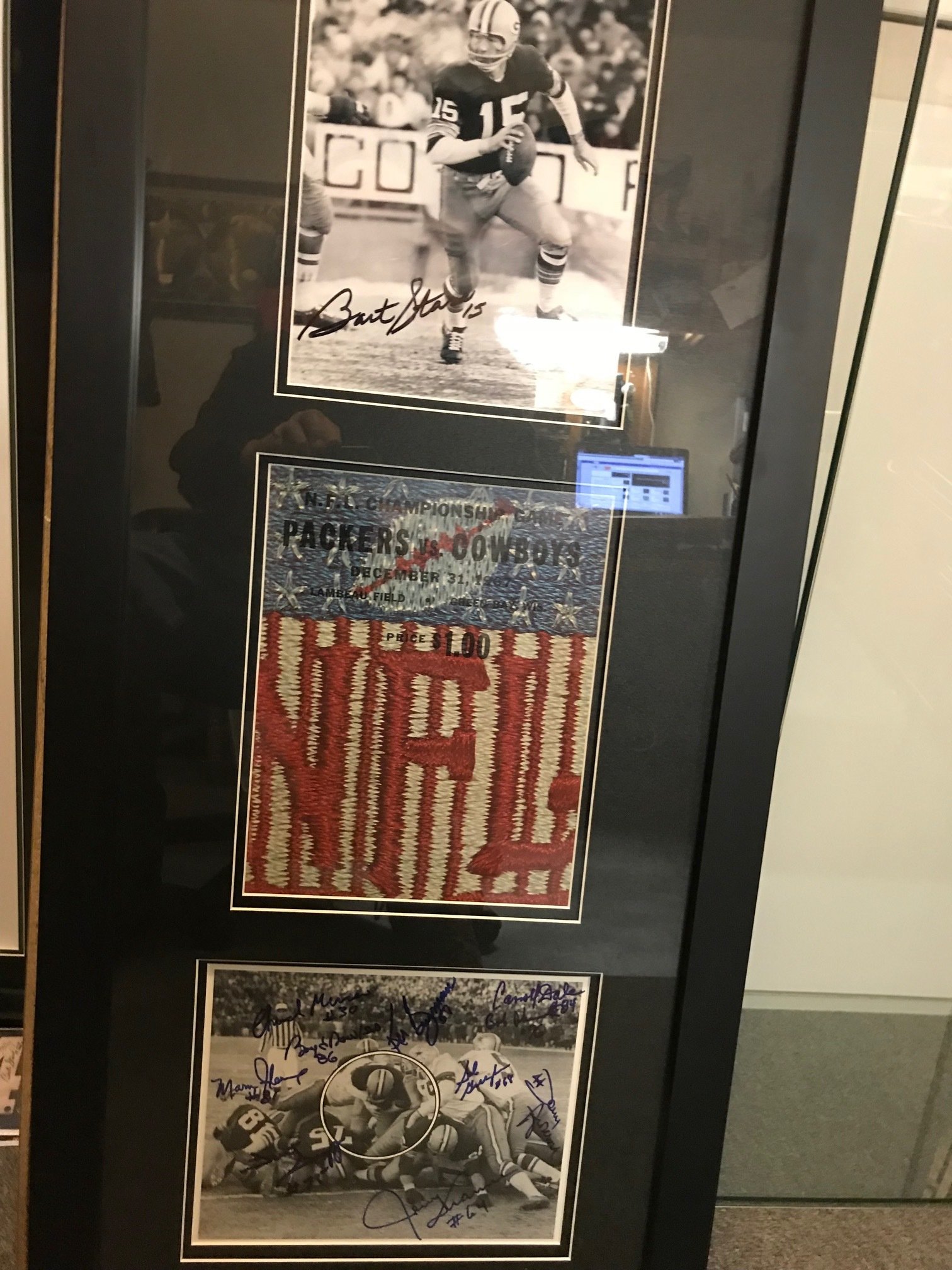 Framed 1967 Ice Bowl Collage