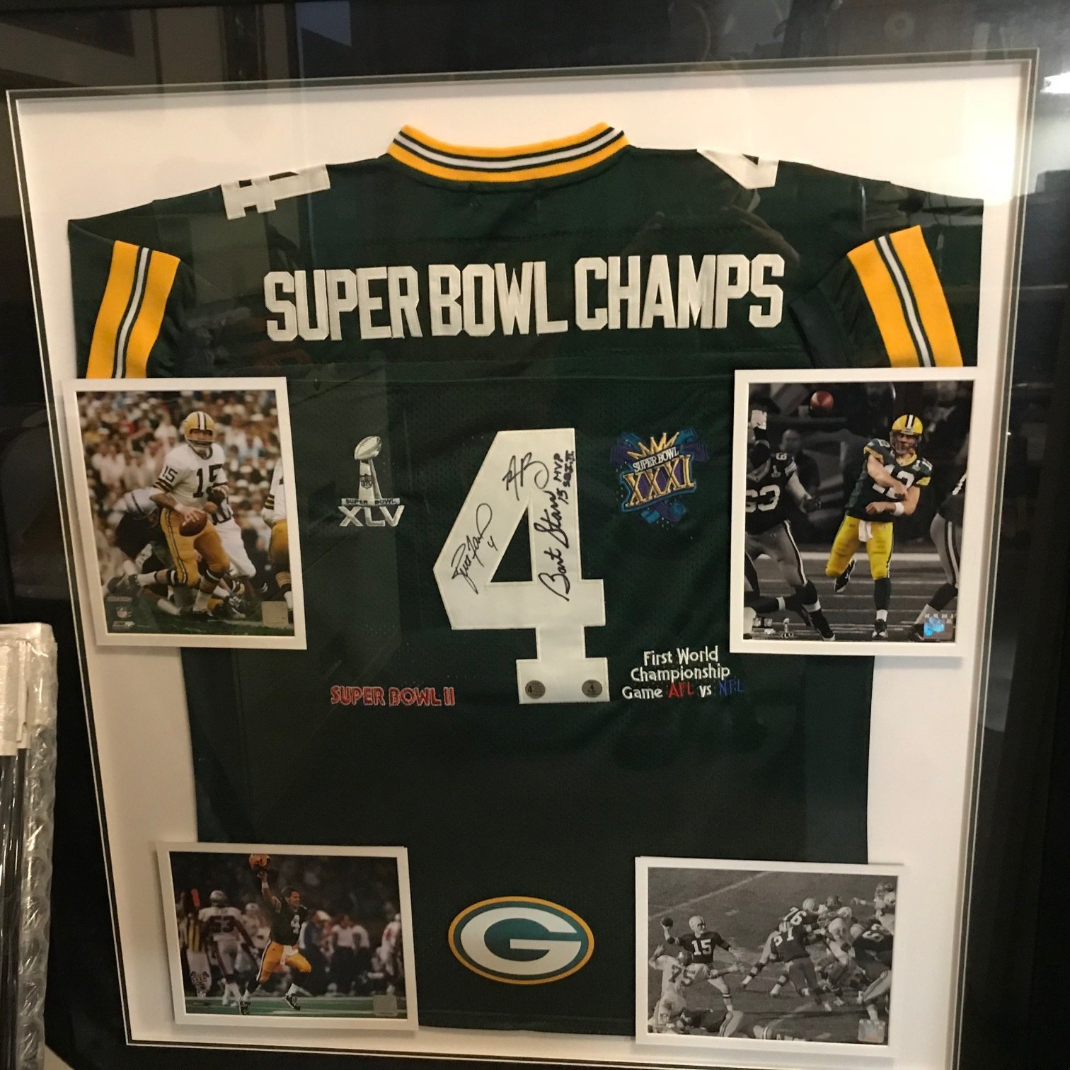 Autographed Packers Super Bowl Champs Jersey 00052