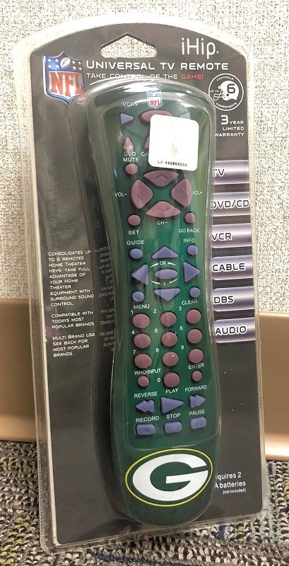 Green Bay Packer Universal Remote 00055