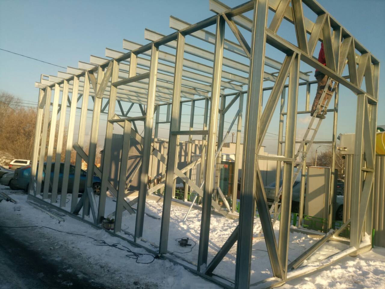 каркас дома