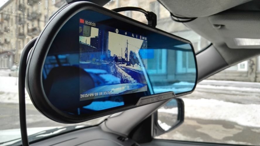 Зеркало-видеорегистратор Vehicle Blackbox DVR