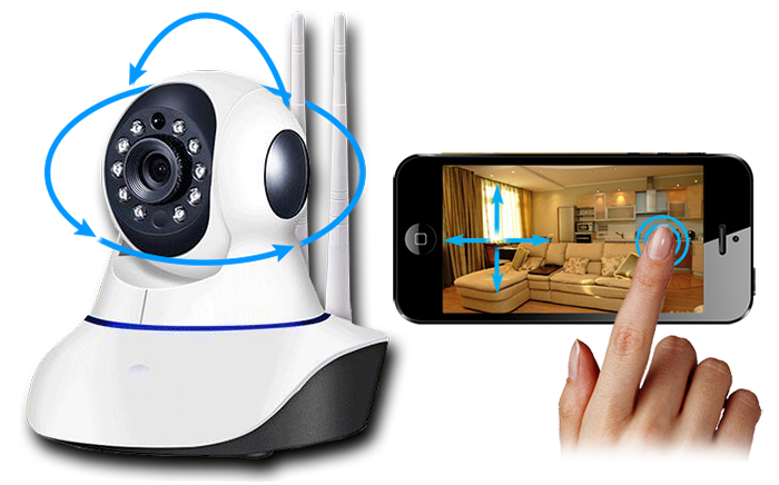 Поворотная IP камера с Wi-Fi 00203
