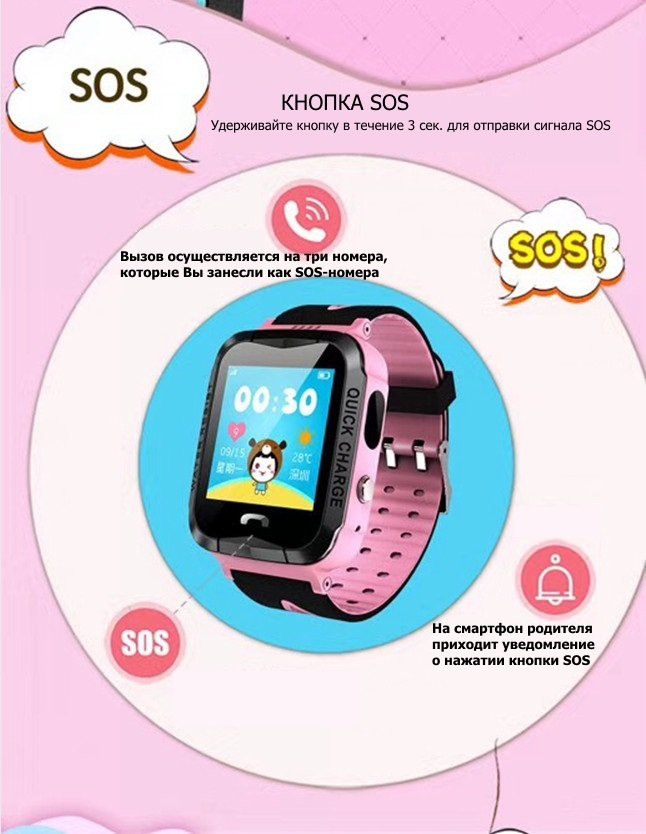 Детские Часы Smart Baby Watch V6G