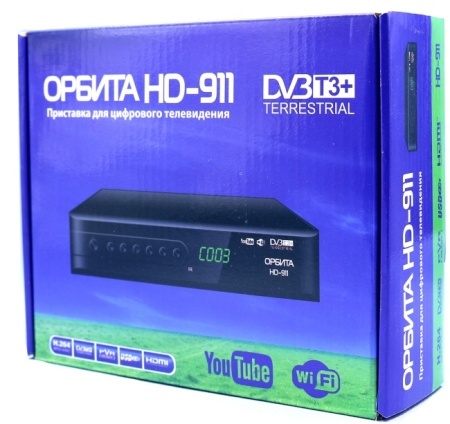 Приставка для цифрового телевидения Орбита-HD911 00957