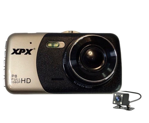 Видеорегистратор XPX P8 c камерой заднего вида P8
