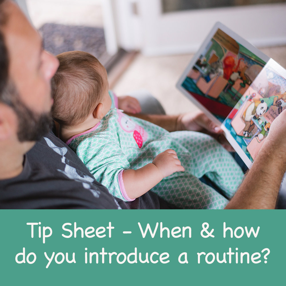 When and how do you introduce a routine? 00016