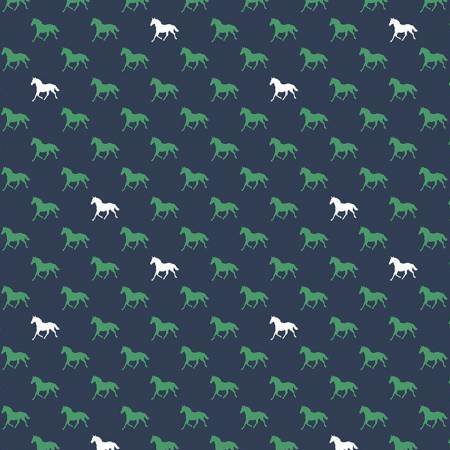 Riley Blake Derby Day Navy 889333086789