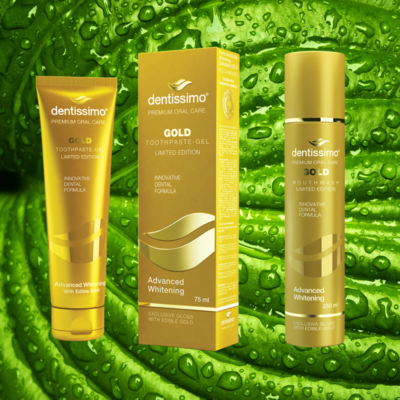 GOLD komplet za ustno higieno ZOBNI GEL 75ml in USTNA VODICA 250ml GOLD komplet za ustno higieno ZOBNI GEL 75ml in USTNA VODICA 250ml