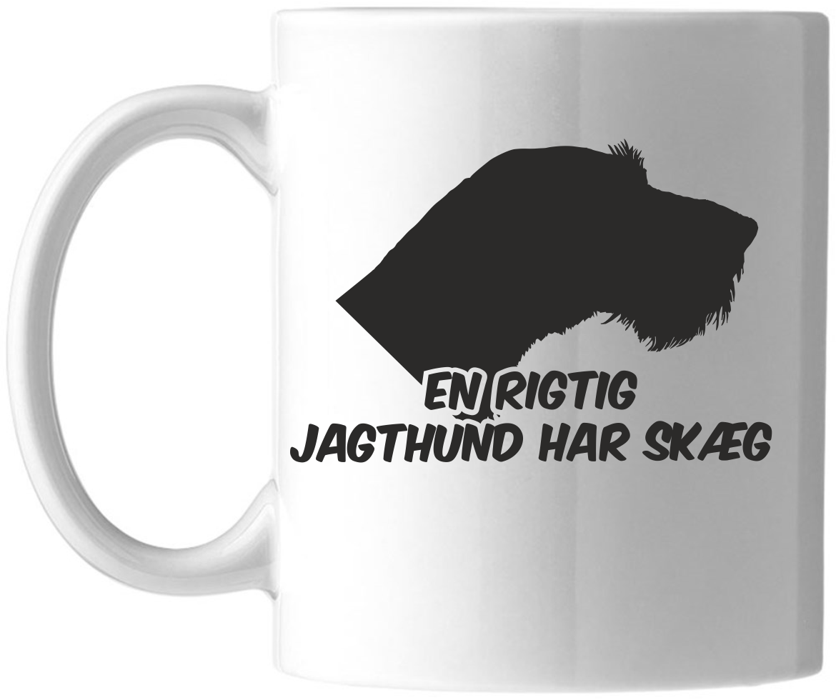 Krus med Tysk Ruhåret Hønsehund 00546