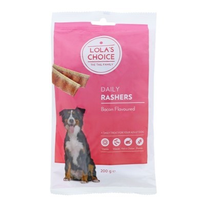 Lola's choice daily rashers 200 gr. Lola's choice daily rashers 200 gr.