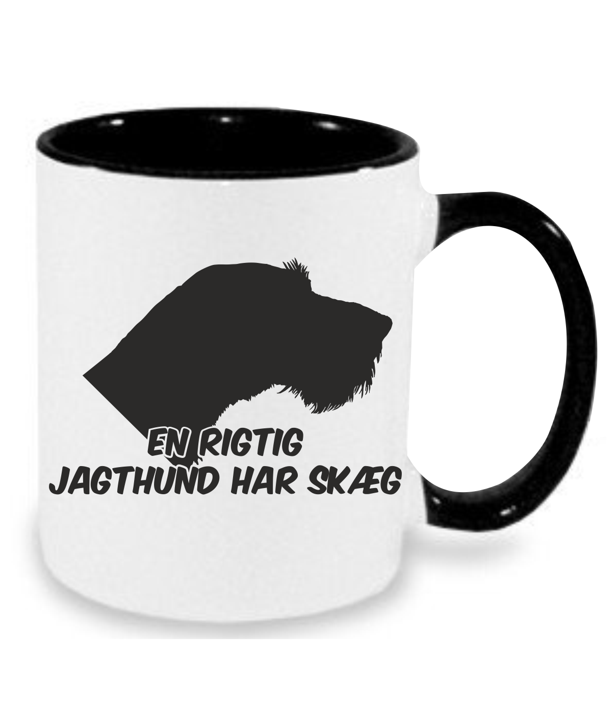 Krus med Tysk Ruhåret Hønsehund 00546