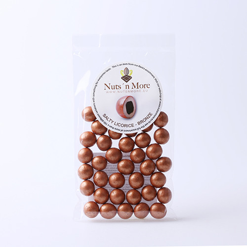 Nut`s n More - Salmiak lakrids – Hvid chokolade og bronze Nut`s n More - Salmiak lakrids – Hvid chokolade og bronze