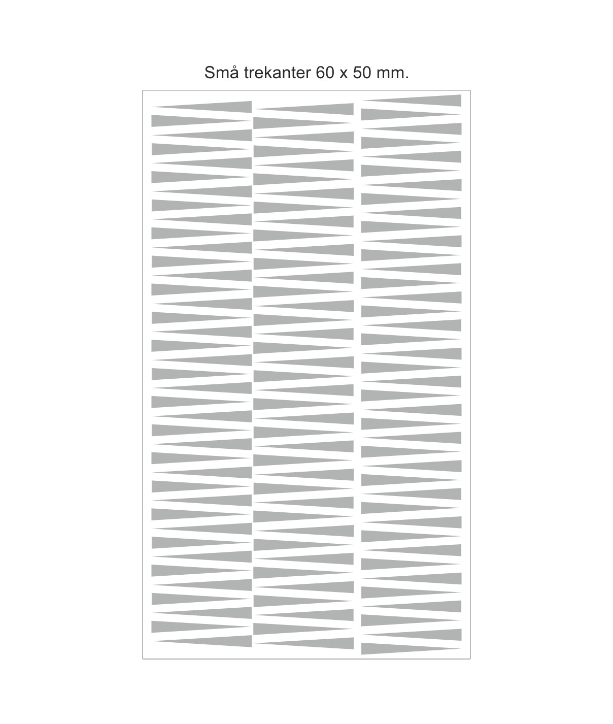 Chokomærker - Små trekanter Chokomærker - Små trekanter