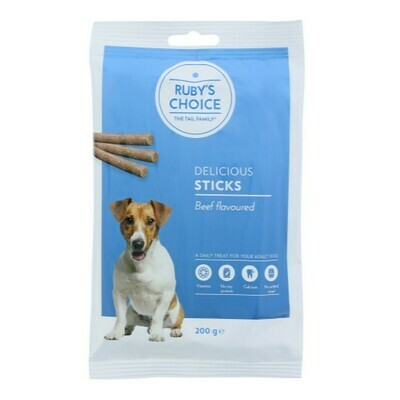 Ruby's choice sticks okse 200 gr. Ruby's choice sticks okse 200 gr.