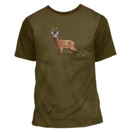 T-shirt med print af Råbuk 00106
