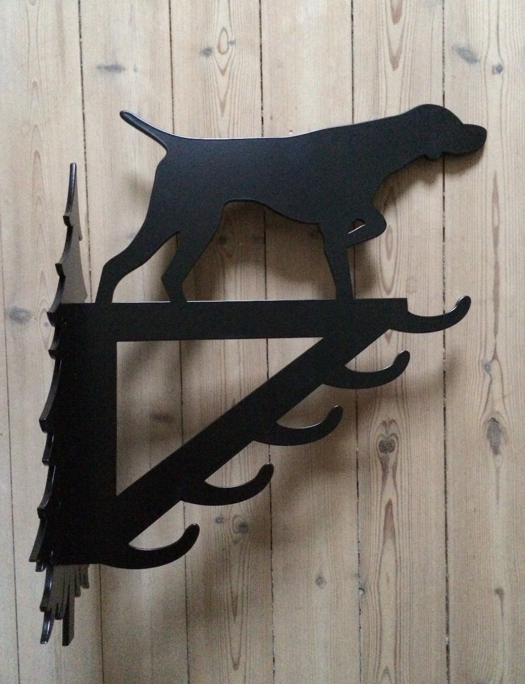 Stor vildtkrog - Stående hund 00182