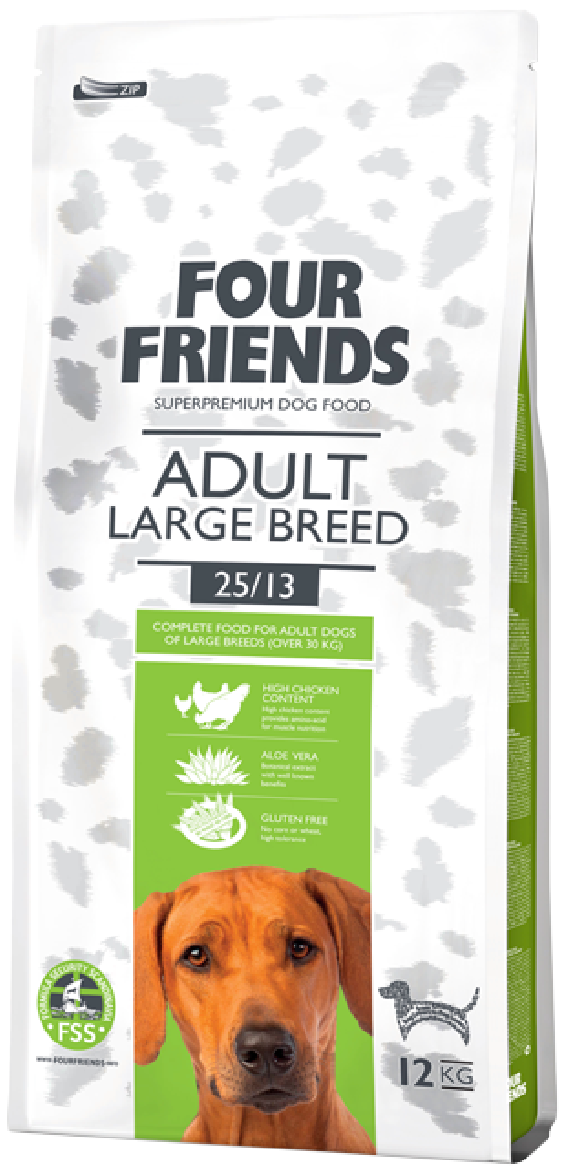 Four Friends Adult Large breed 12 kg. 00463