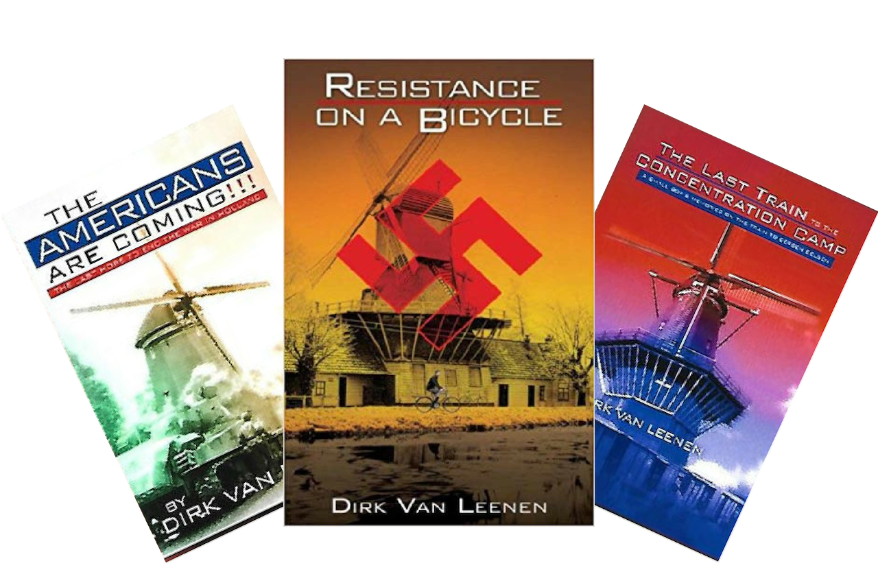(A1) Book Trilogy - Resistance On A Bicycle, The Americans Are Coming, The Last Train to the Concentration Camp. Trilogy Set
