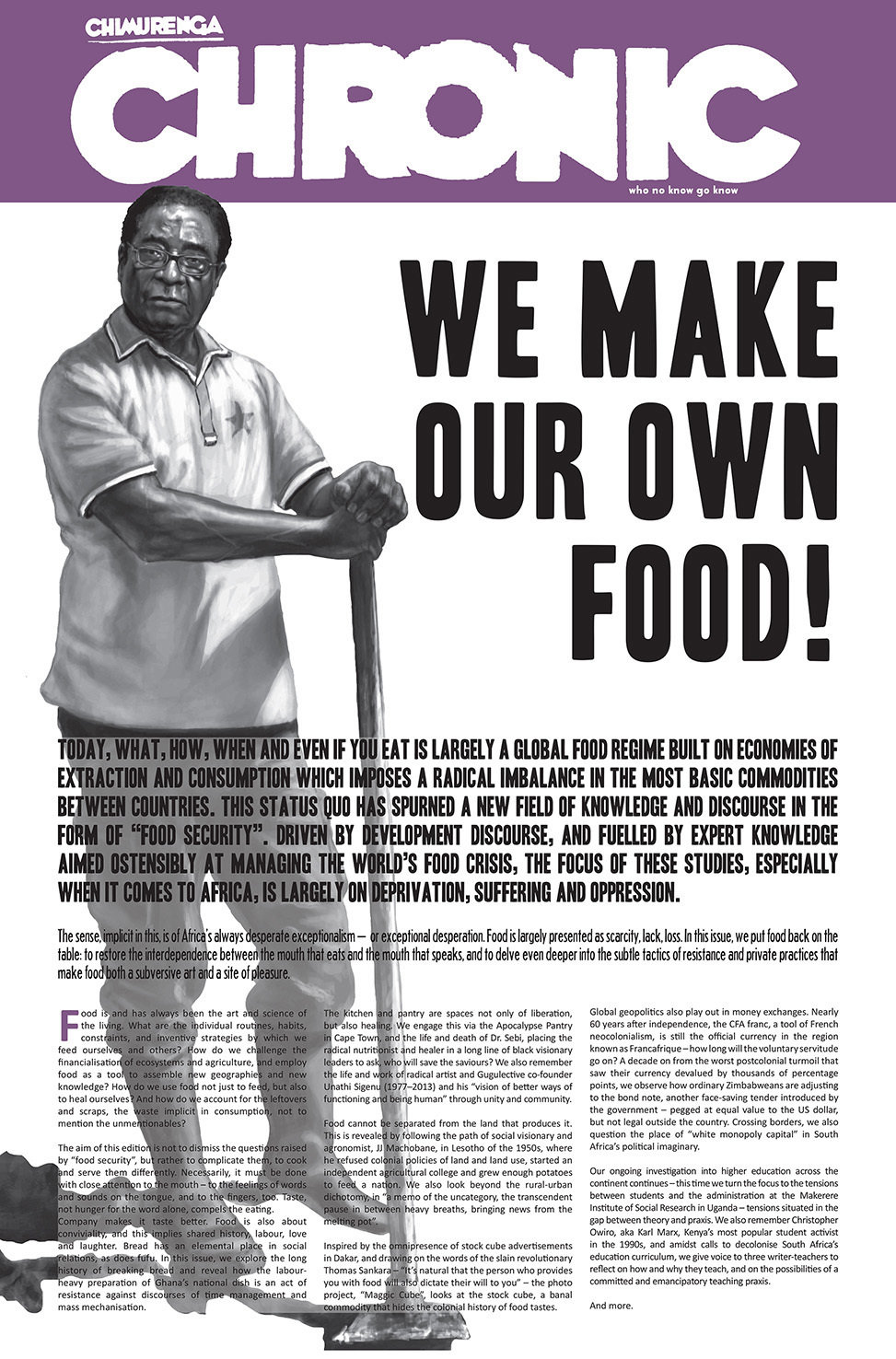 Chimurenga Chronic: We Make Our Own Food! (April 2017) Print