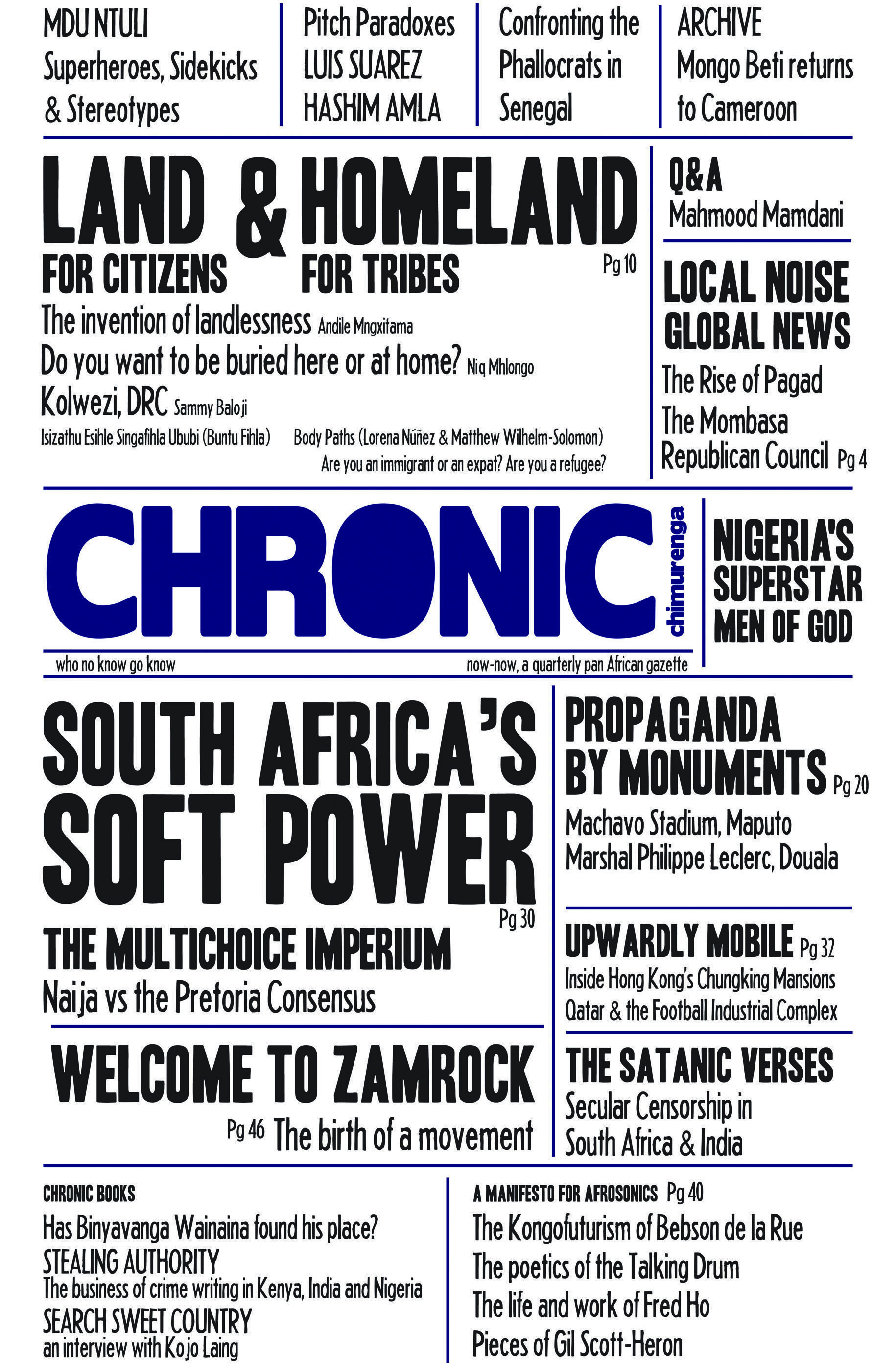 Chimurenga Chronic (April 2013) Print