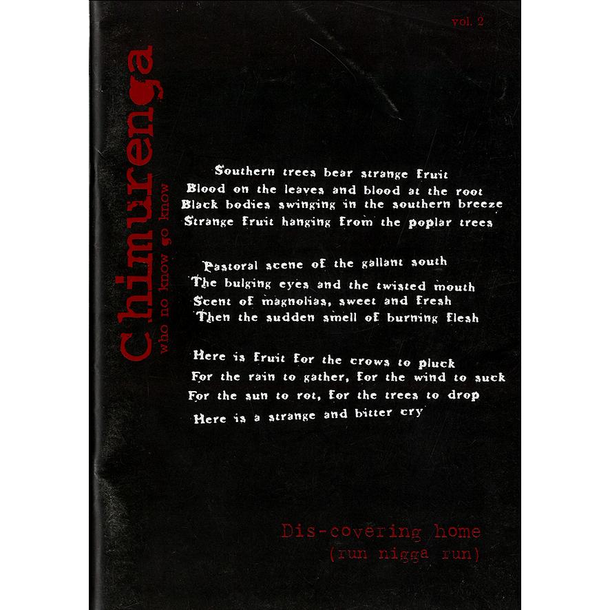 Chimurenga 02: Dis-covering Home (July 2002) Digital CJD0702