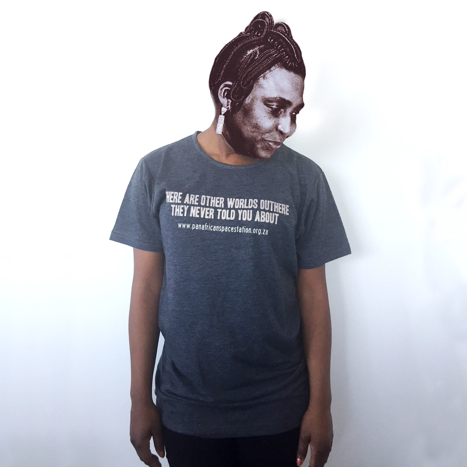 Pan African Space Station T-Shirt (Grey) CSM06