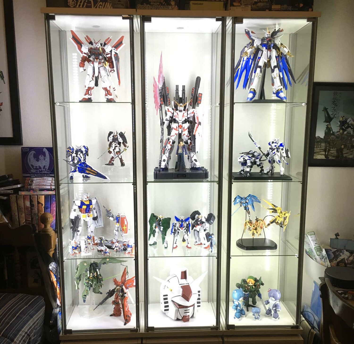Invisible Led Light Kit For The Ikea Detolf Display Cabinet