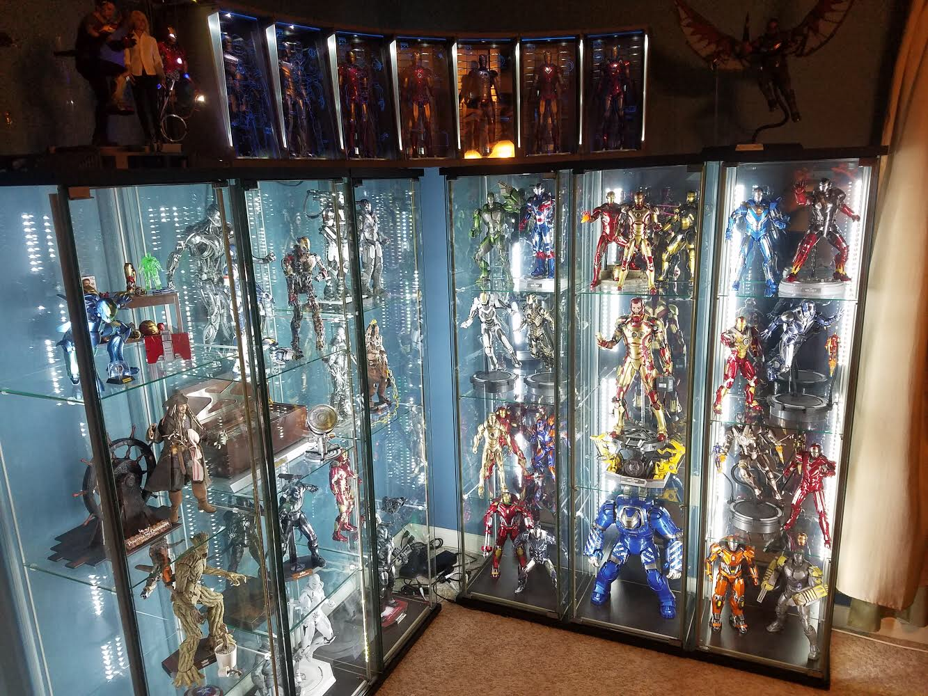 Invisible Led Light Kit For The Ikea Detolf Display Cabinet