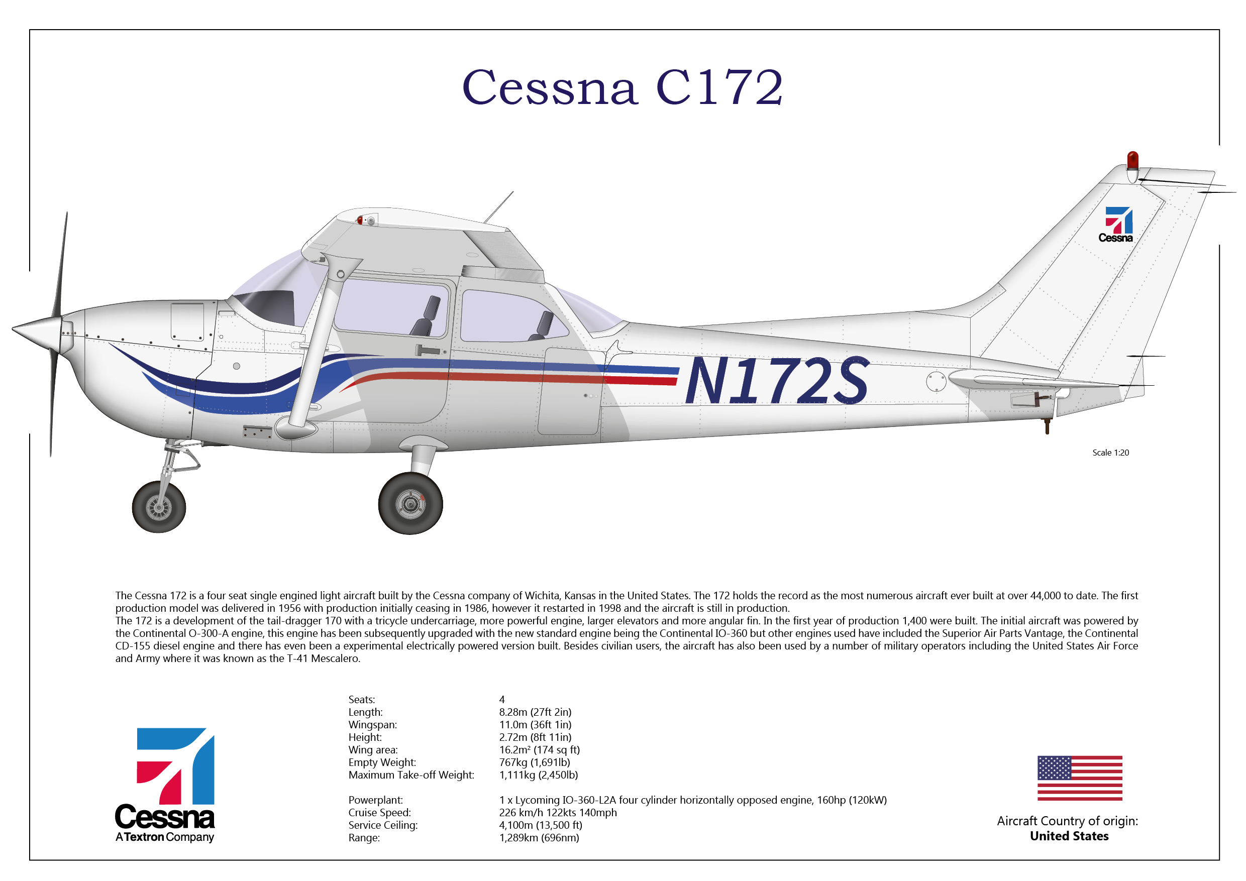 Cessna C172 Print