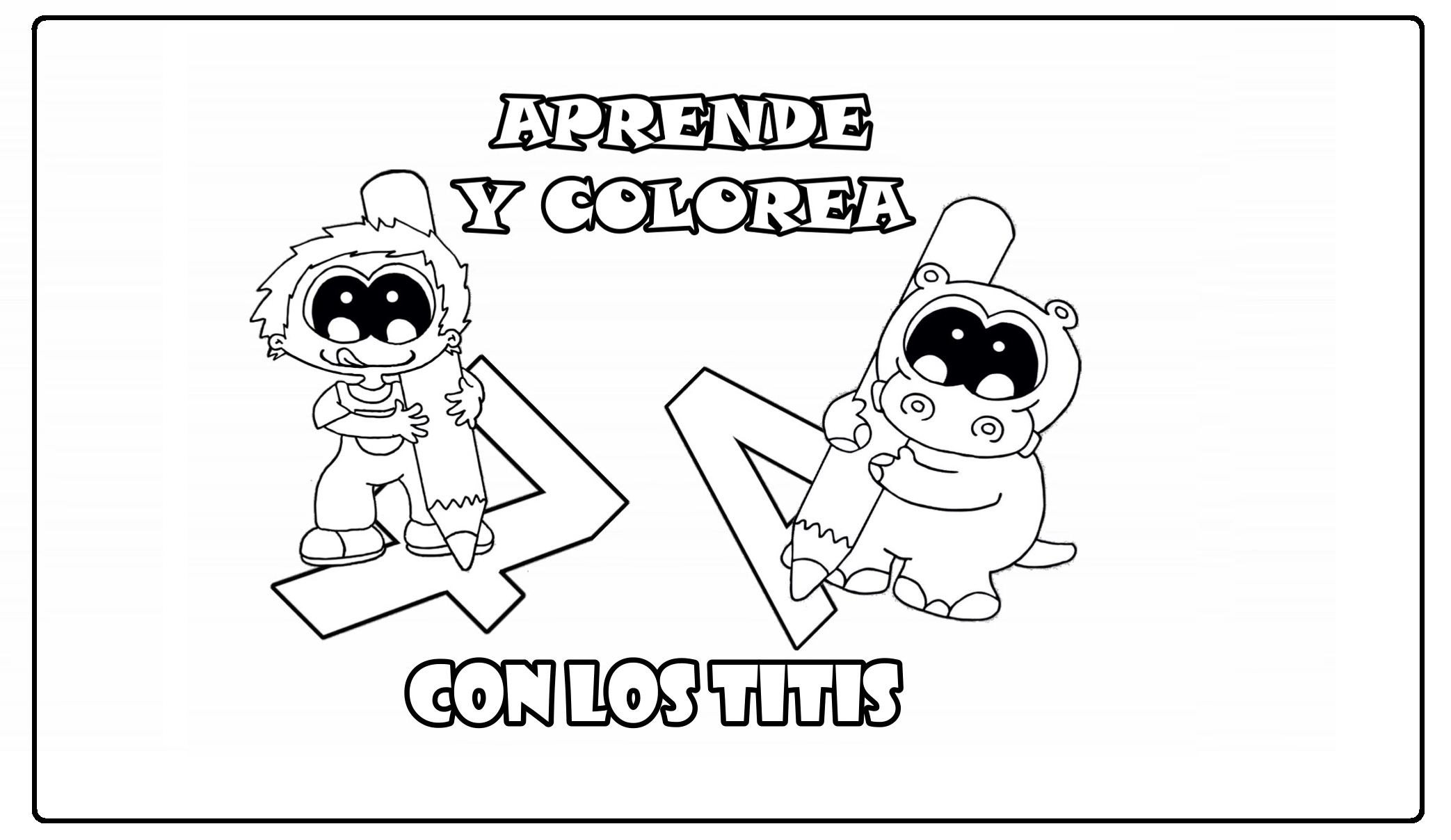 Aprende repasando y colorea (Números y Letras) 00001O