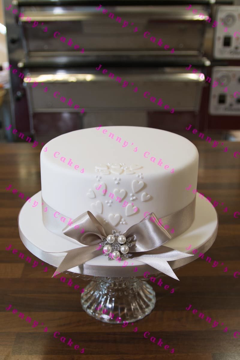 gretna one-tier Vintage style Wedding Cake jc-G18-1Va