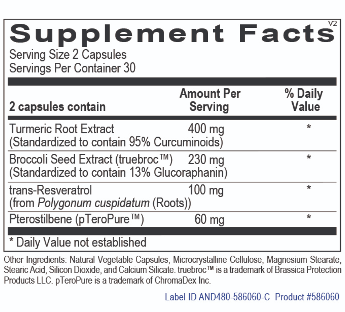 Anti Ox - Glucoraphanin and Curcumin