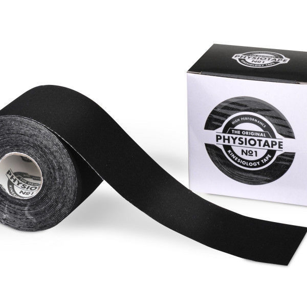 Physiotape Кинезиотейп, 5см x 5м, черный Physiotape Кинезиотейп, 5см x 5м, черный