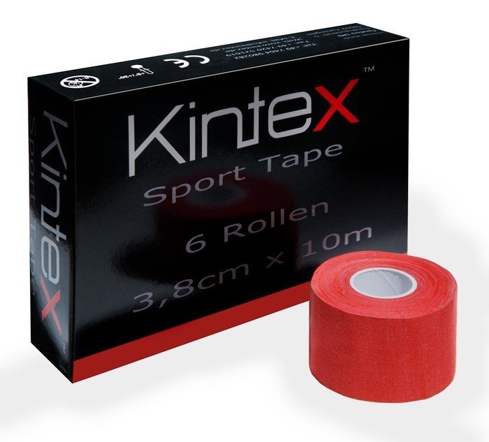 Спортивный тейп Kintex (упаковка 6шт), красный Спортивный тейп Kintex (упаковка 6шт), красный