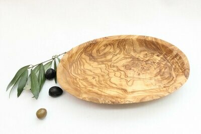 Tijelinha Oval em Madeira de Oliveira