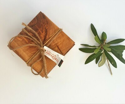 Bases de Copo em Madeira Oliveira