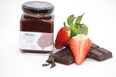 Doce de Morango com Chocolate