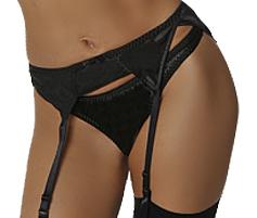 Empire Intimates 316x BBW Super Plus size Satin Thong Black EI316X-Black