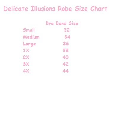 Robe Size Chart